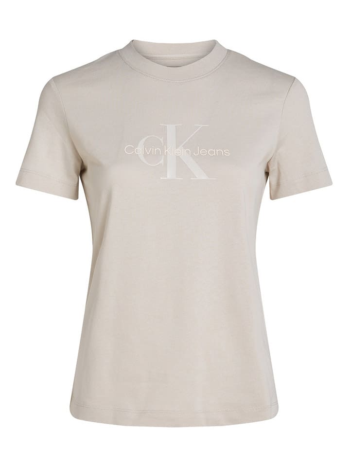Tričko CALVIN KLEIN JEANS Creme 844288 Shirt in Creme - 3