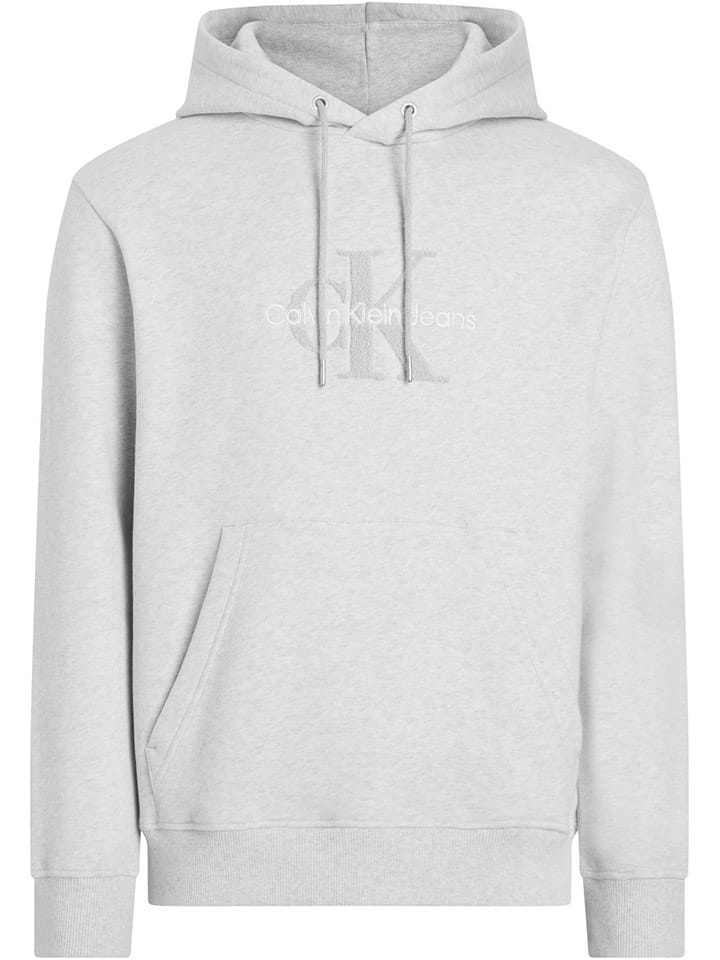 Mikina CALVIN KLEIN JEANS Hellgrau 6349770 Hoodie in Hellgrau - 3