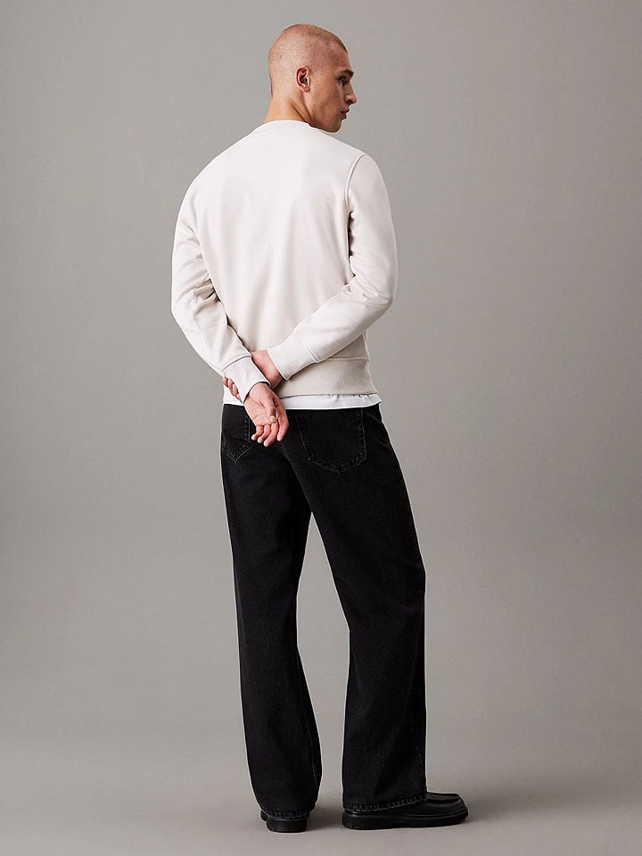 Mikina Calvin Klein Creme 5129314 Sweatshirt in Creme - 2