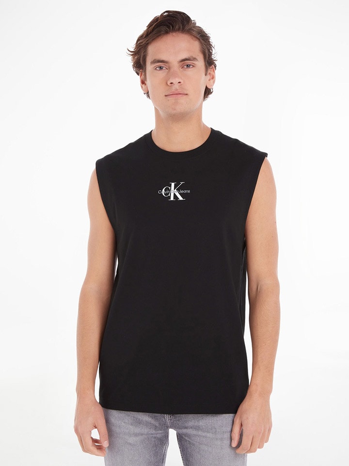 Tričko CALVIN KLEIN JEANS Schwarz 9864388 Top in Schwarz - 1