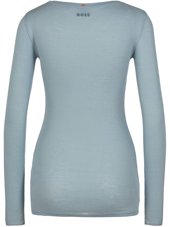 BOSS Orange Hellblau 2102987 Longsleeve in Hellblau - 2