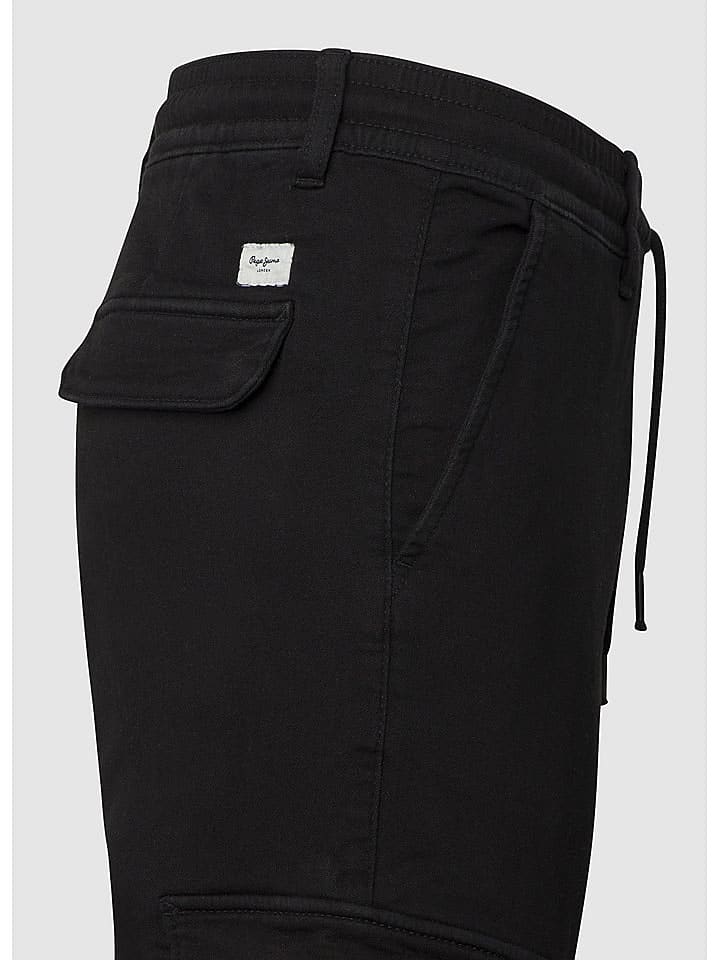 Nohavice Pepe Jeans Schwarz 8043767 Cargohose "Gymdigo" in Schwarz - 3