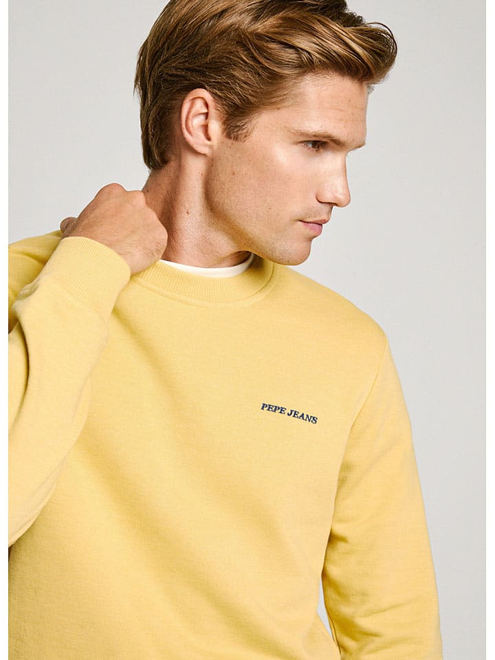 Mikina Pepe Jeans Gelb 2948515 Sweatshirt "Damian" in Gelb - 4