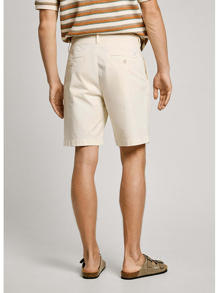 Kraťasy Pepe Jeans Creme 8715186 Shorts in Creme - 3