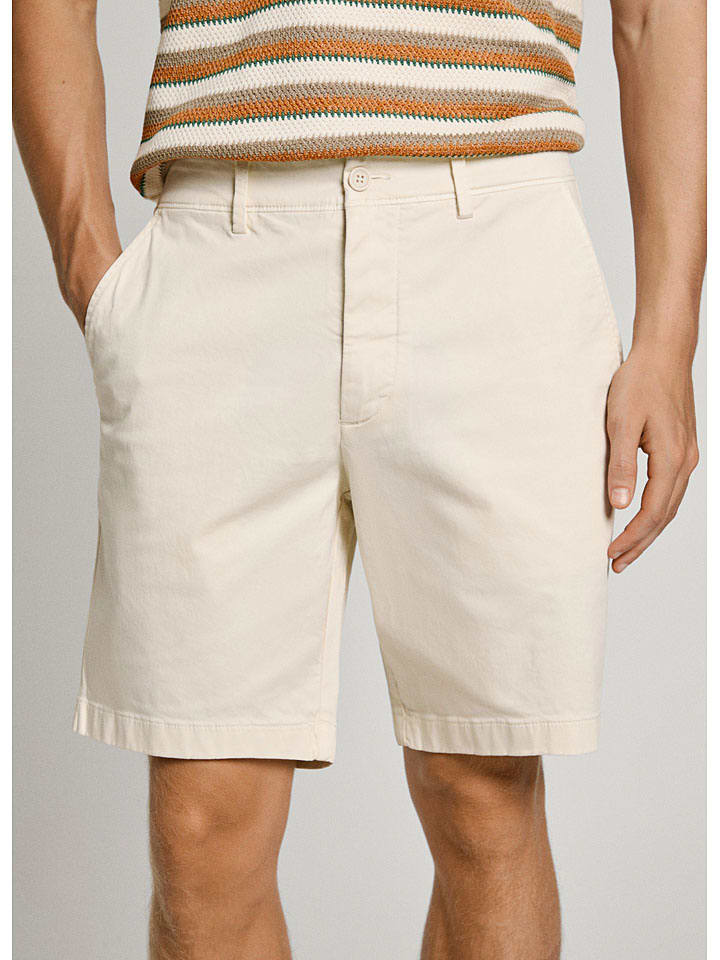 Kraťasy Pepe Jeans Creme 8715186 Shorts in Creme - 4