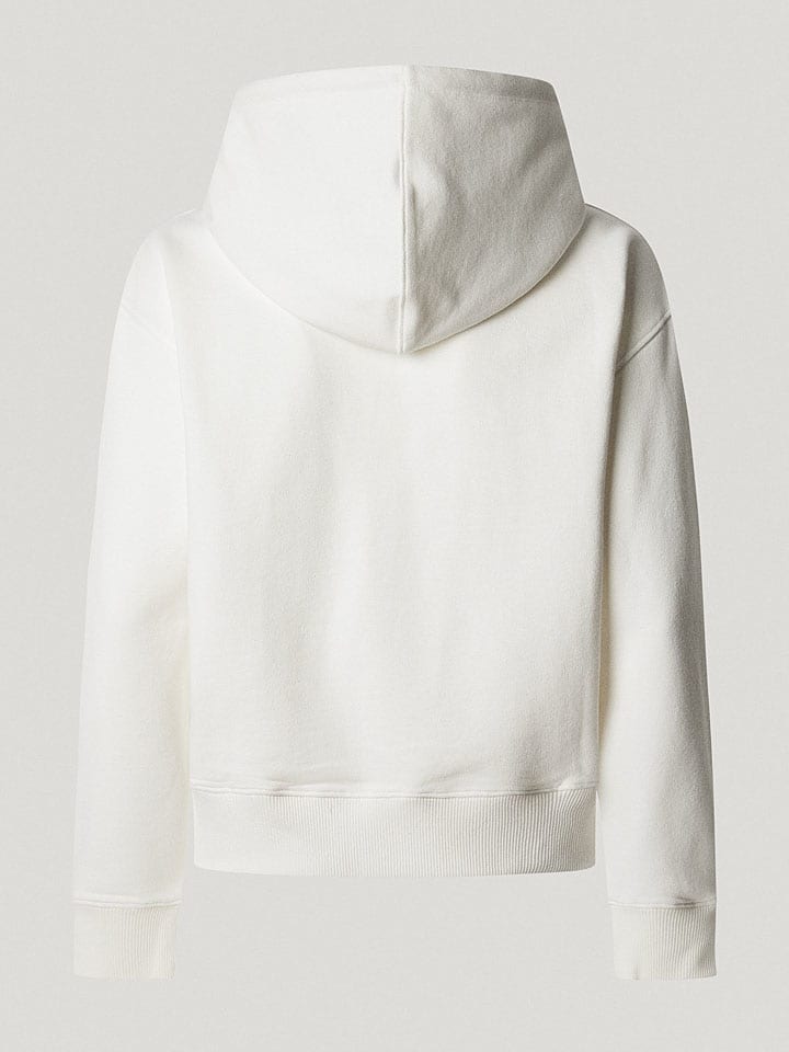 Mikina Pepe Jeans Creme 6054006 Hoodie "Maddy" in Creme - 5
