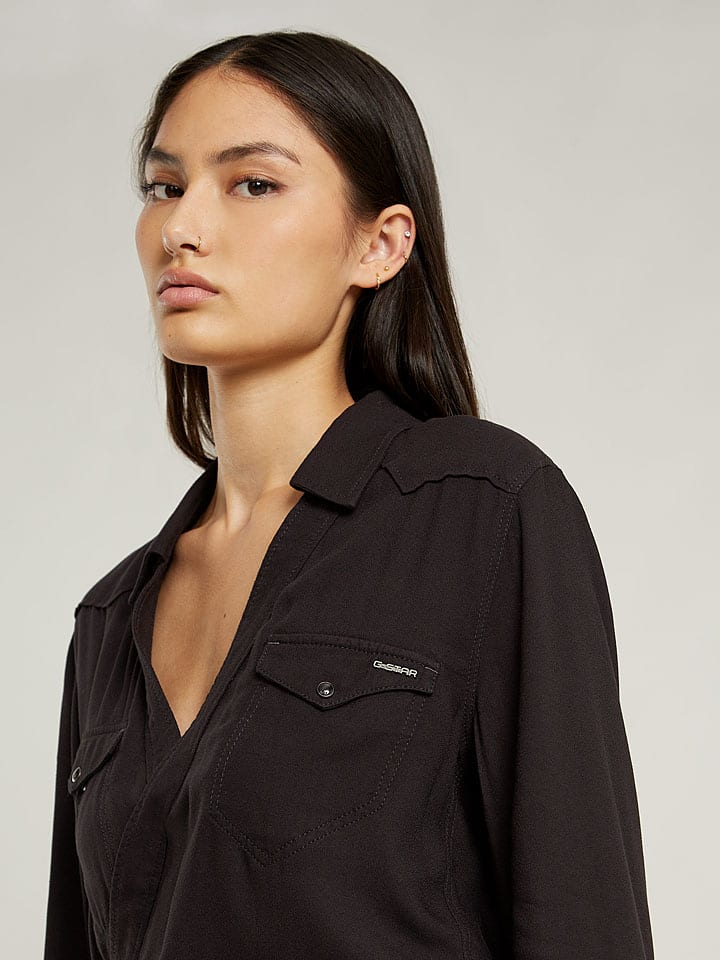 G-Star Schwarz 9402107 Bluse "Tacoma" in Schwarz - 6