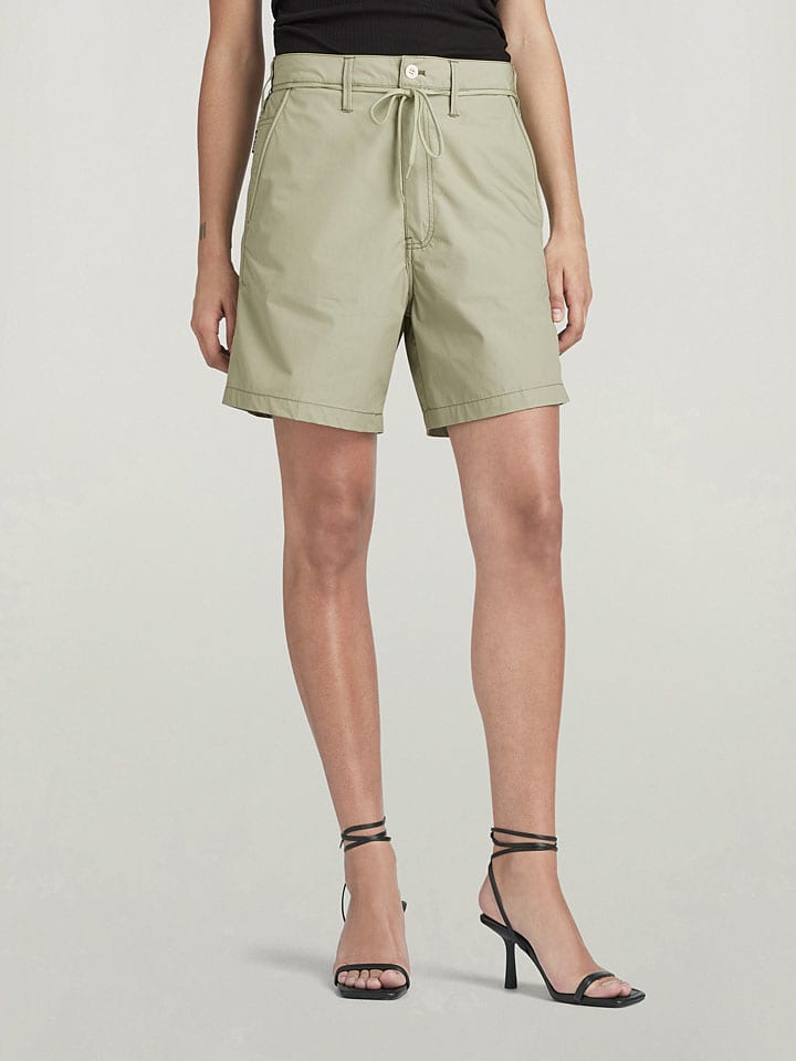Kraťasy G-Star Oliv 6750757 Shorts "Lintell" in Oliv - 1