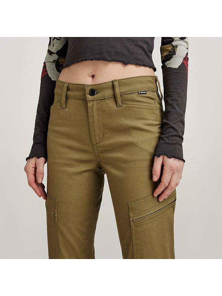 Nohavice G-Star Khaki 1685198 Cargohose in Khaki - 5