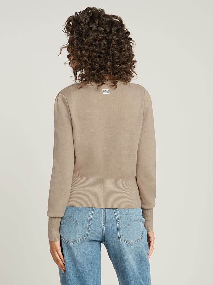 Sveter G-Star Beige 564887 Pullover "Moto" in Beige - 2