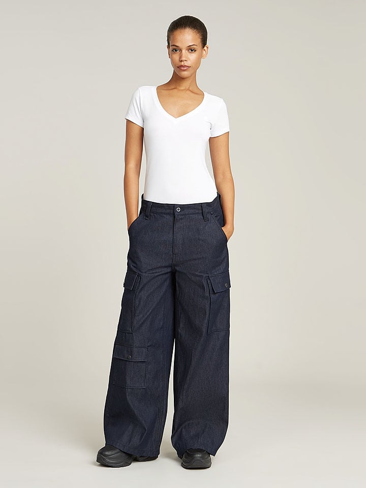 Dámske rifle G-Star Dunkelblau 8884756 Jeans "Mega Cargo" - Loose fit - in Dunkelblau - 3