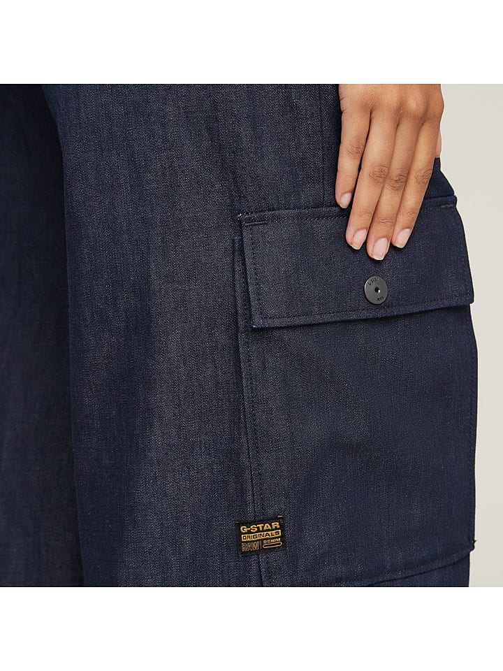 Dámske rifle G-Star Dunkelblau 8884756 Jeans "Mega Cargo" - Loose fit - in Dunkelblau - 5