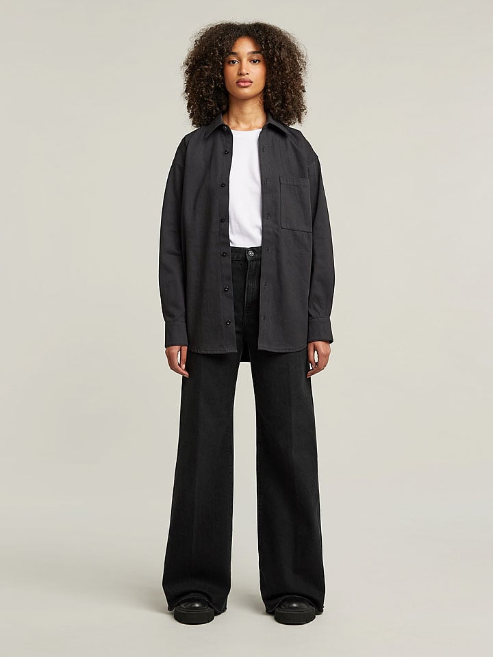 Dámska bunda G-Star Schwarz 5787579 Hemdjacke in Schwarz - 3