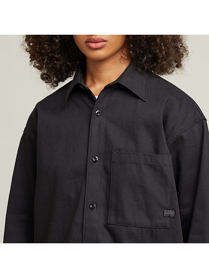 Dámska bunda G-Star Schwarz 5787579 Hemdjacke in Schwarz - 5
