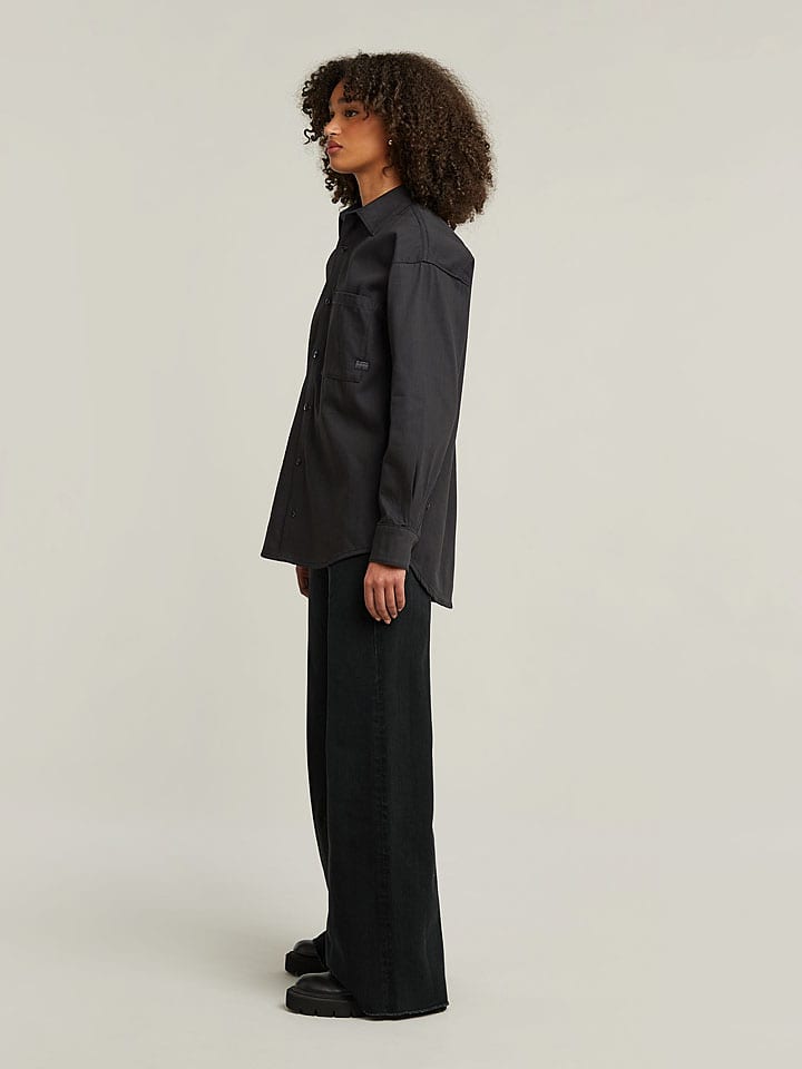 Dámska bunda G-Star Schwarz 5787579 Hemdjacke in Schwarz - 6