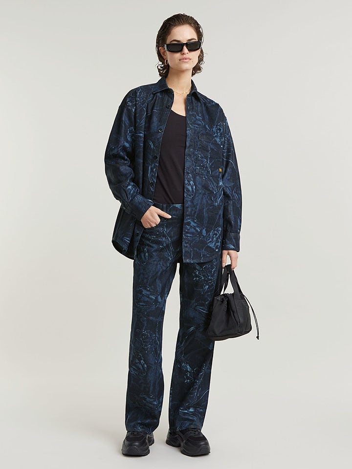 Dámska bunda G-Star Dunkelblau 3856110 Hemdjacke in Dunkelblau - 3