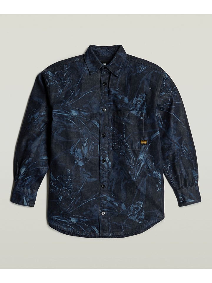 Dámska bunda G-Star Dunkelblau 3856110 Hemdjacke in Dunkelblau - 4