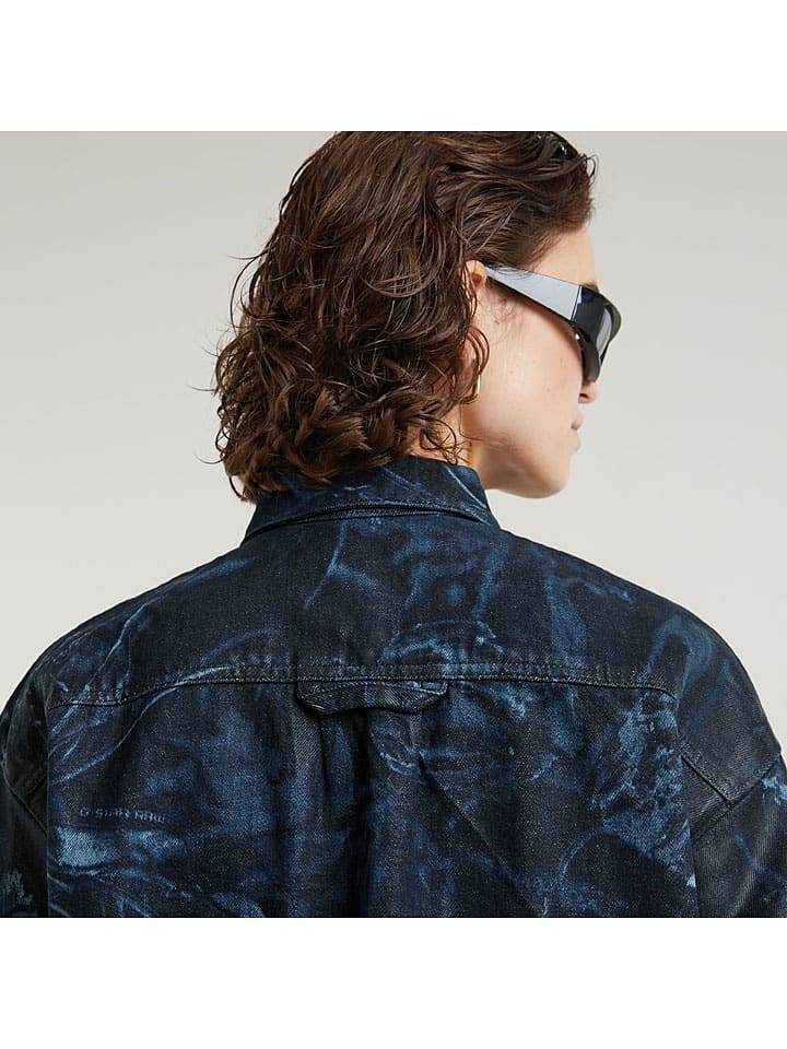 Dámska bunda G-Star Dunkelblau 3856110 Hemdjacke in Dunkelblau - 6