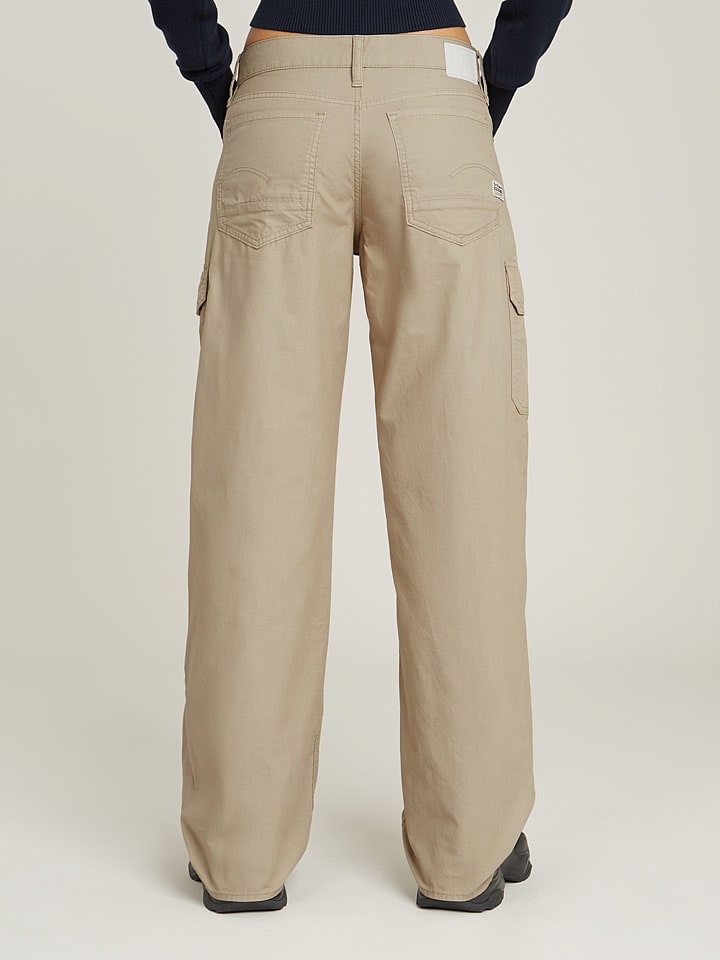 Nohavice G-Star Beige 9305703 Cargohose "Judee" in Beige - 2