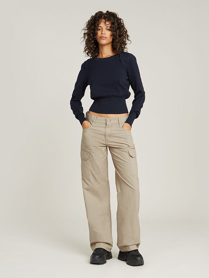 Nohavice G-Star Beige 9305703 Cargohose "Judee" in Beige - 3