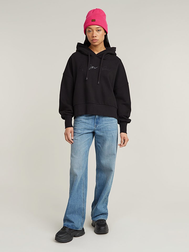 Mikina G-Star Schwarz 7679299 Hoodie in Schwarz - 3