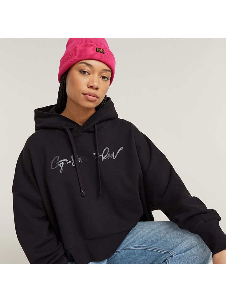 Mikina G-Star Schwarz 7679299 Hoodie in Schwarz - 5