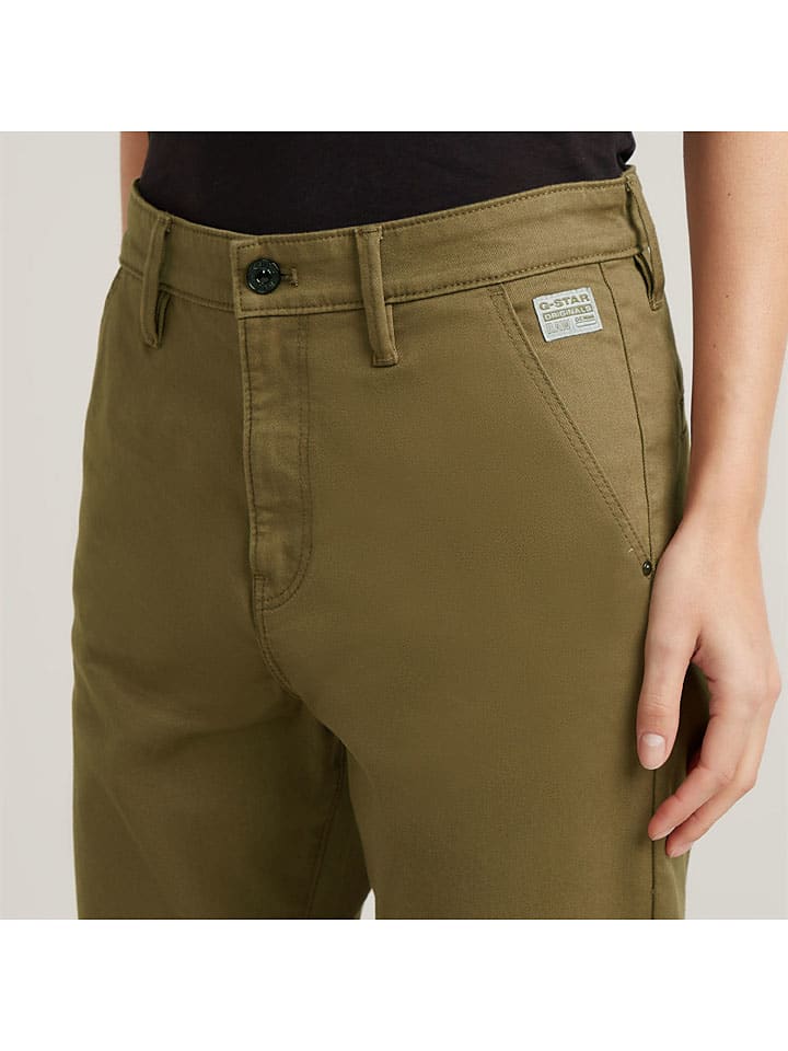 Nohavice G-Star Khaki 7085910 Chino in Khaki - 5