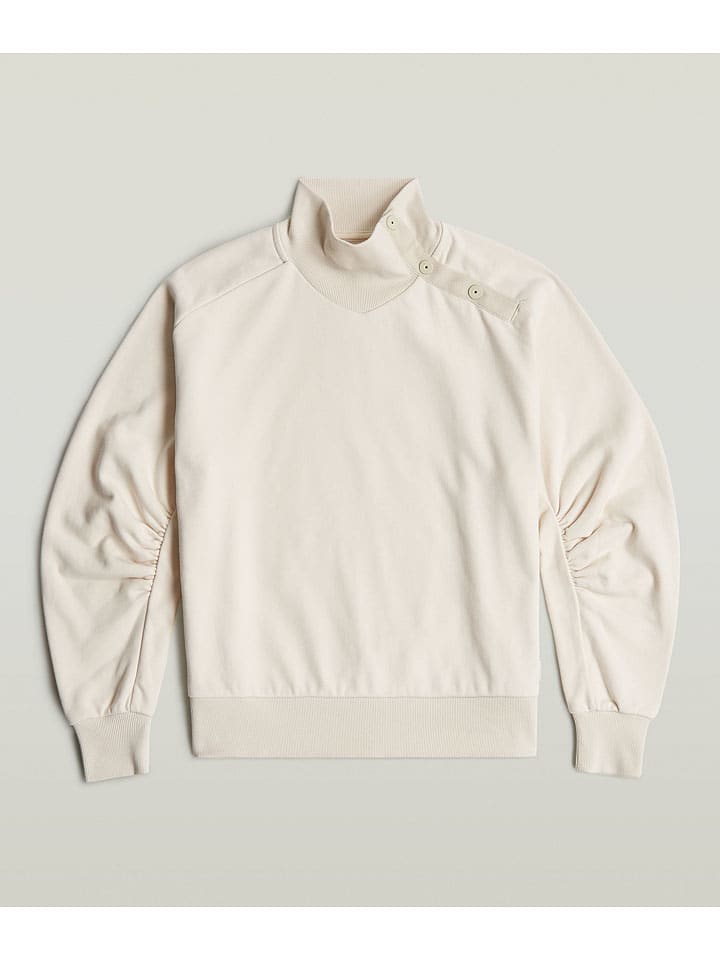 Mikina G-Star Weiß 4984240 Sweatshirt in Weiß - 4