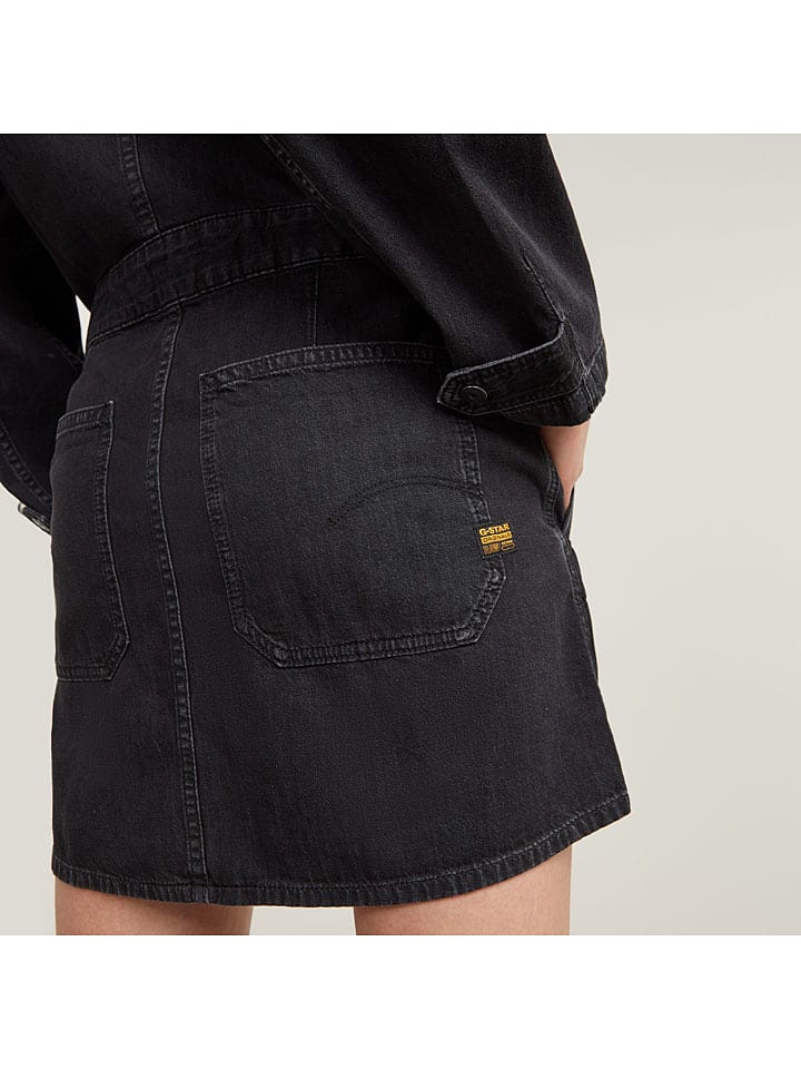 Šaty G-Star Schwarz 9382321 Jeanskleid in Schwarz - 6
