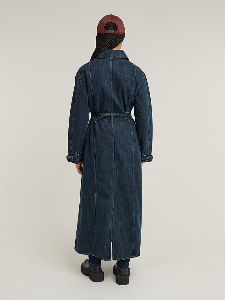 Dámska bunda G-Star Dunkelblau 7607811 Jeans-Trenchcoat in Dunkelblau - 2