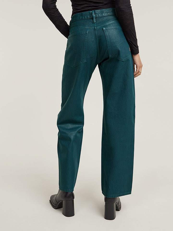 Dámske rifle G-Star Petrol 7347891 Jeans "Bowey 3D" - Boyfriend fit - in Petrol - 2