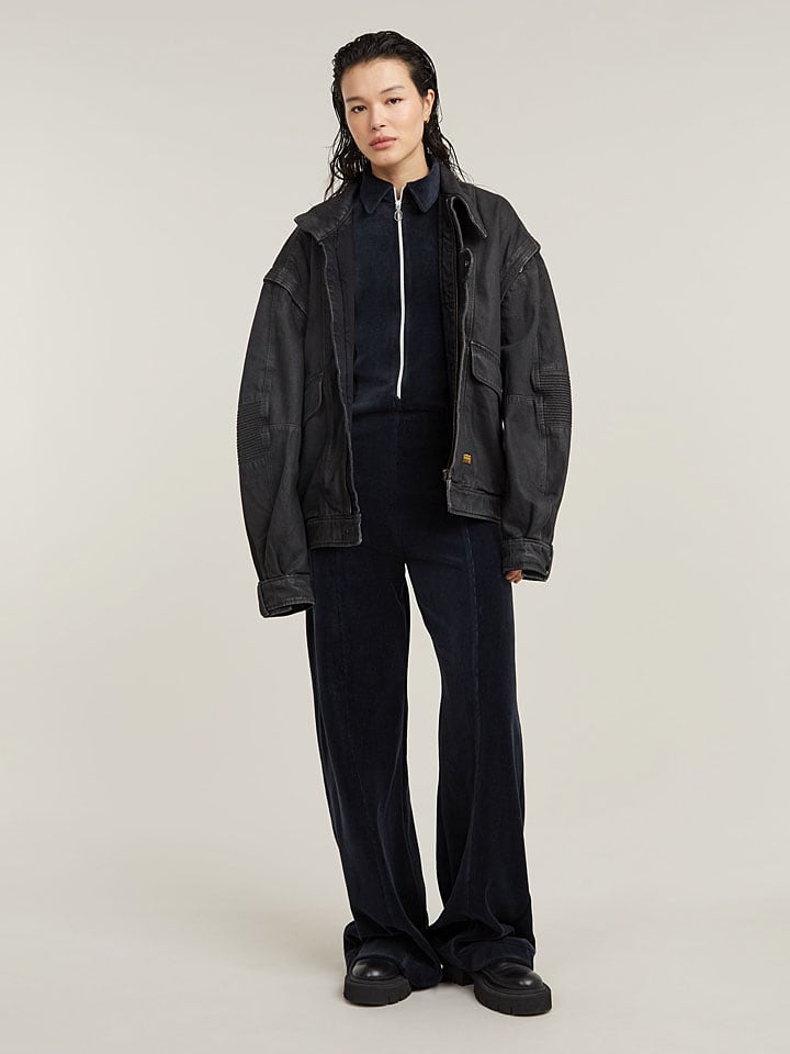 G-Star Dunkelblau 5373400 Samt-Jumpsuit in Dunkelblau - 3