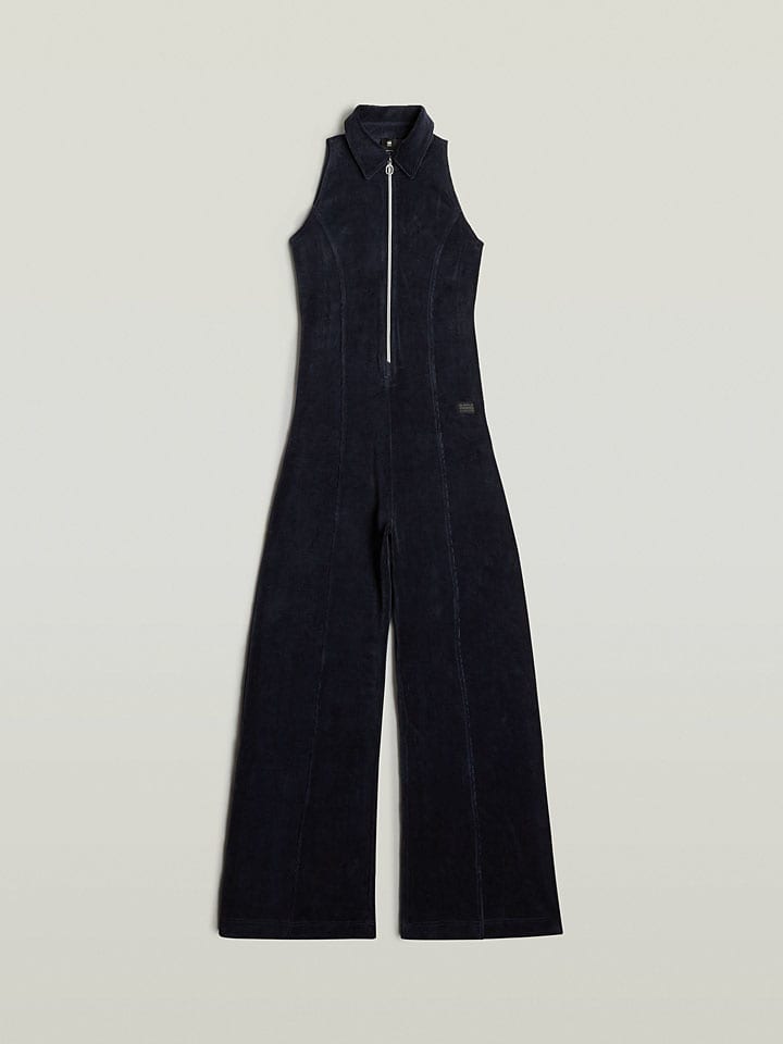 G-Star Dunkelblau 5373400 Samt-Jumpsuit in Dunkelblau - 4