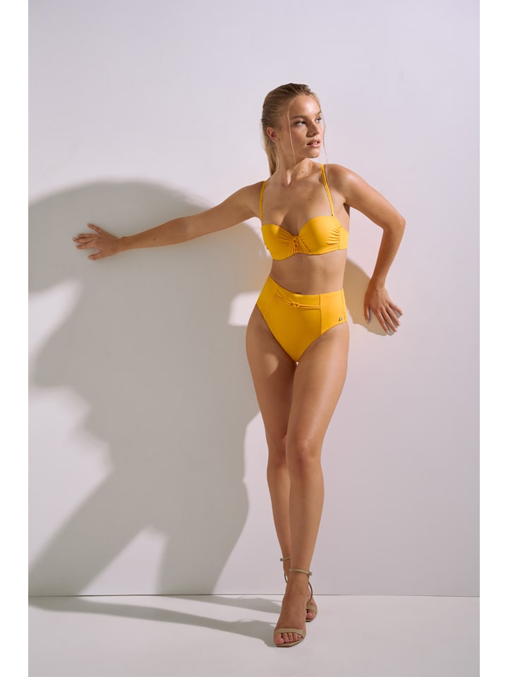 Plavky vrchný diel Lisca Honiggelb 8759728 Bikini-Oberteil in Gelb - 4