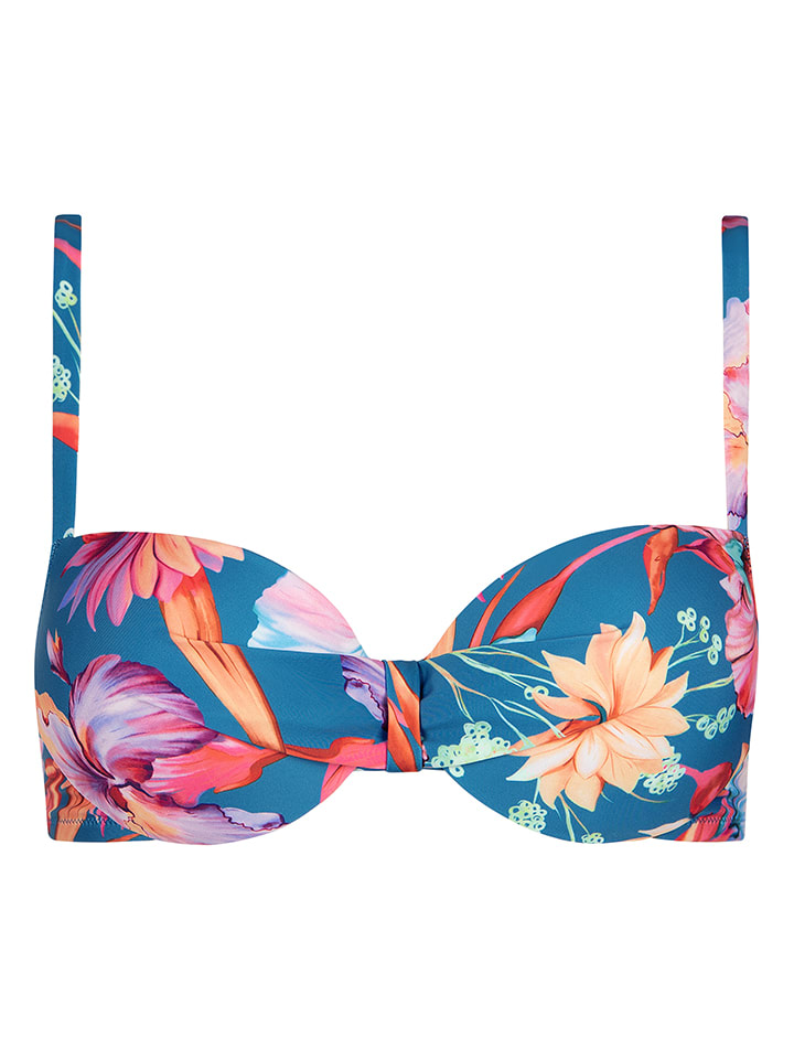Plavky vrchný diel Lisca Blau/ Pink 1350352 Bikini-Oberteil in Blau/ Pink - 3