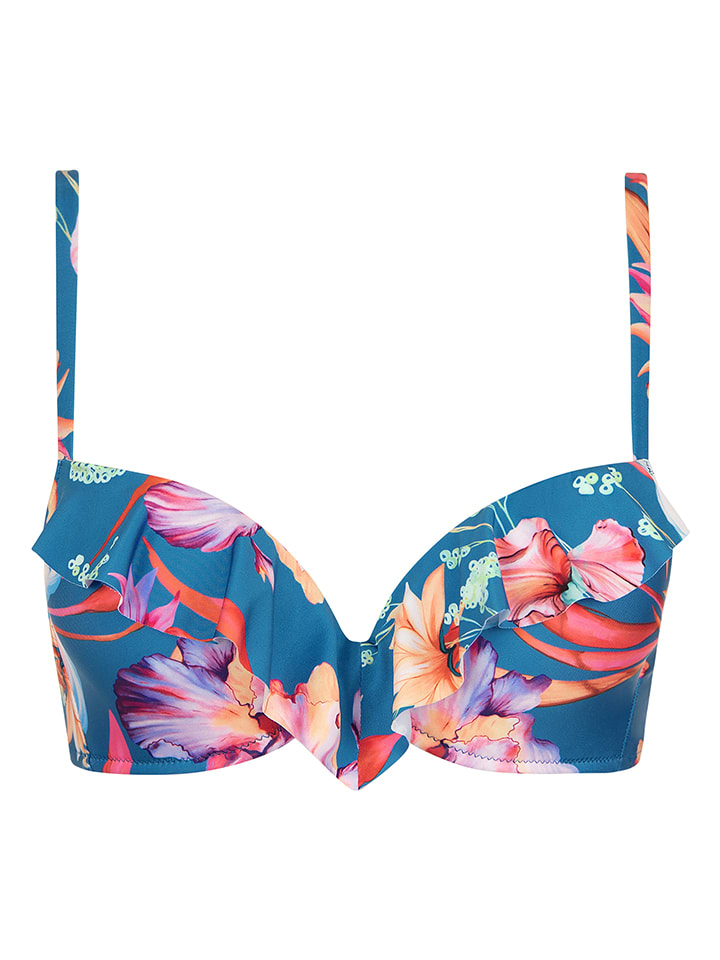 Plavky vrchný diel Lisca Blau/ Pink 5620819 Bikini-Oberteil in Blau/ Pink - 4