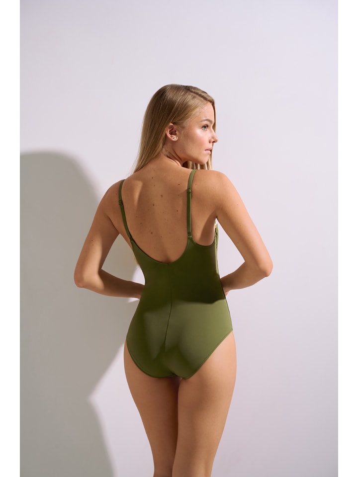 Plavky Lisca Khaki 9525071 Badeanzug in Khaki - 2