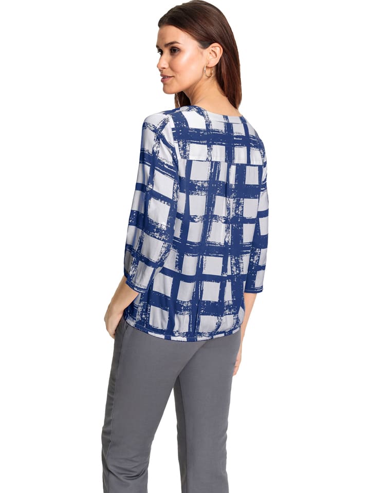 WITT WEIDEN Blau/ Weiß 9424576 Bluse in Blau/ Weiß - 2