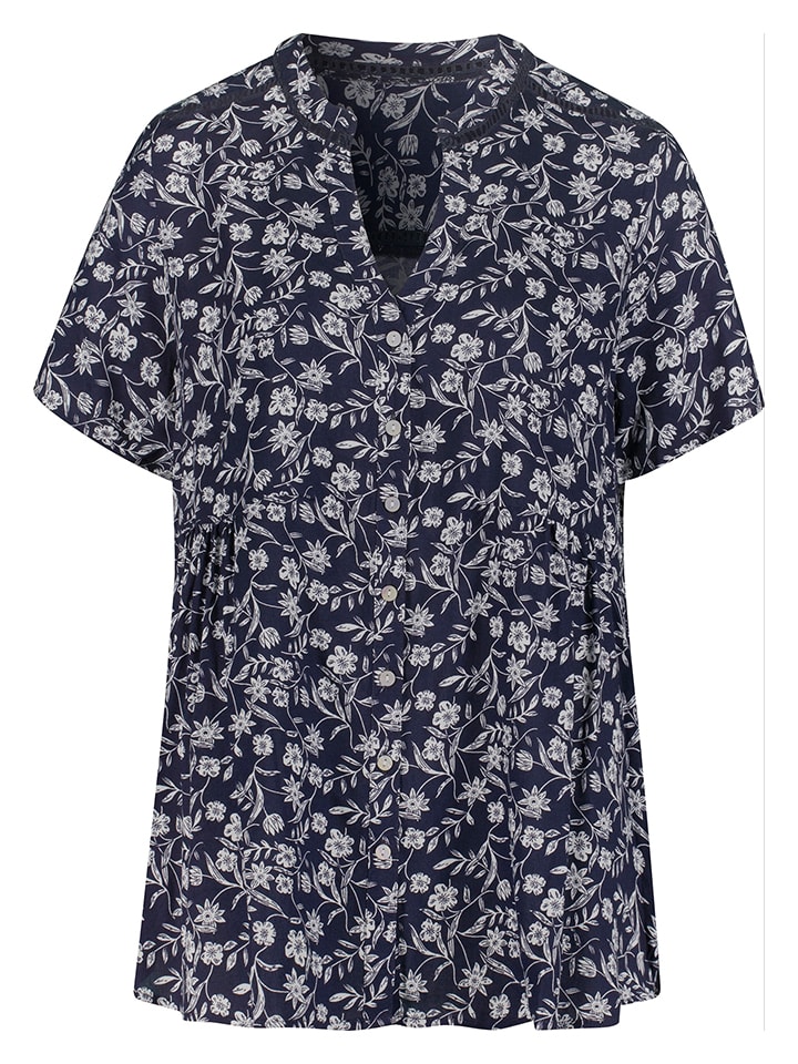 WITT WEIDEN Dunkelblau/ Weiß 4665551 Bluse in Dunkelblau/ Weiß - 3