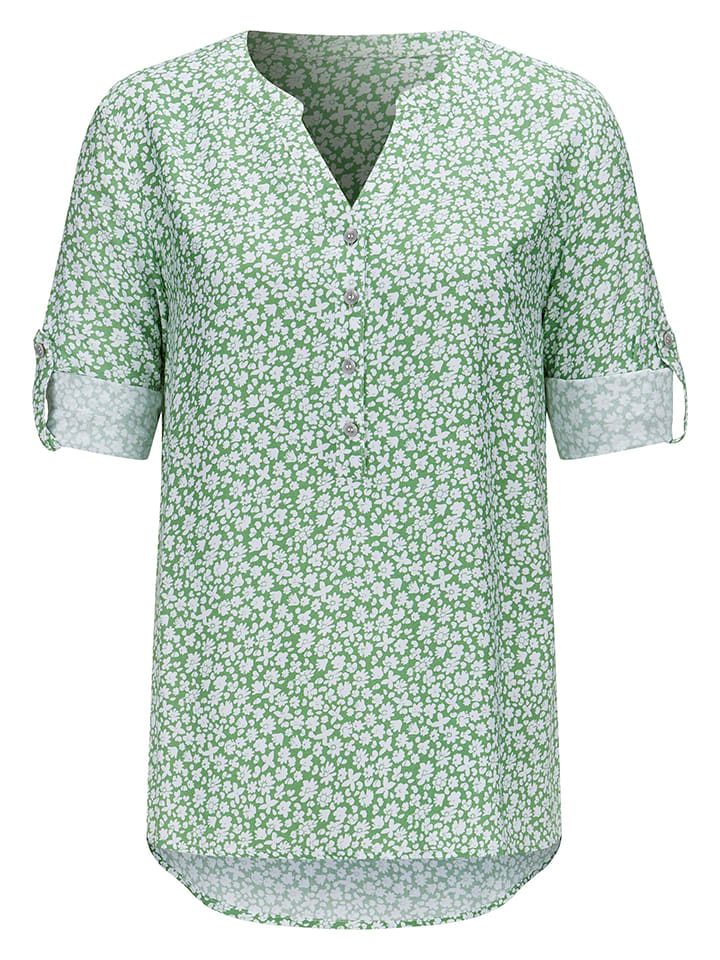 WITT WEIDEN Grün/ Weiß 8267265 Bluse in Grün/ Weiß - 3