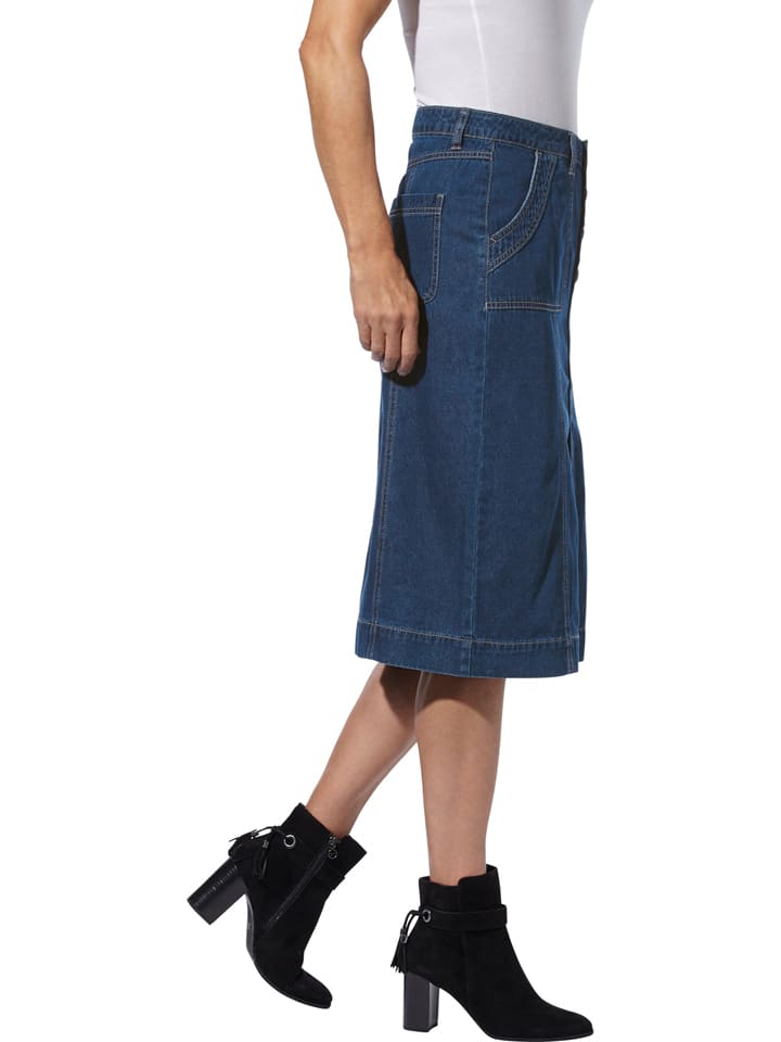 Sukňa WITT WEIDEN Blau 961584 Jeansrock in Blau - 2