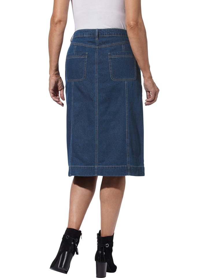 Sukňa WITT WEIDEN Blau 961584 Jeansrock in Blau - 3