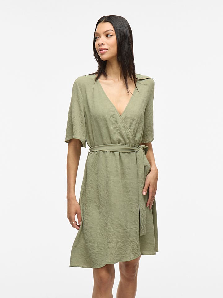 Šaty Vila Oliv 469366 Kleid "Josa" in Oliv - 2