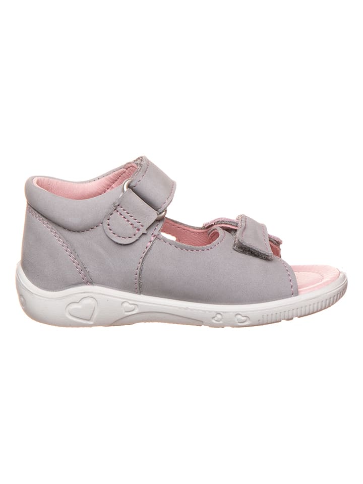 PEPINO Grau/ Rosa 8743275 Leder-Sandalen "Sylvie" in Grau/ Rosa - 2