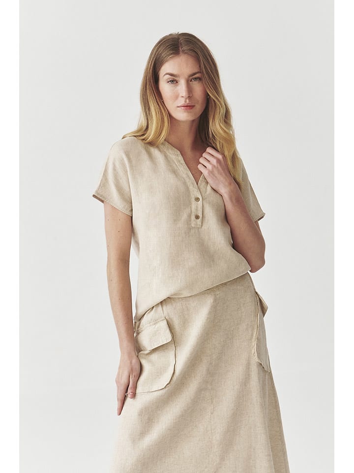 TATUUM Beige 4256303 Leinen-Bluse in Beige - 2