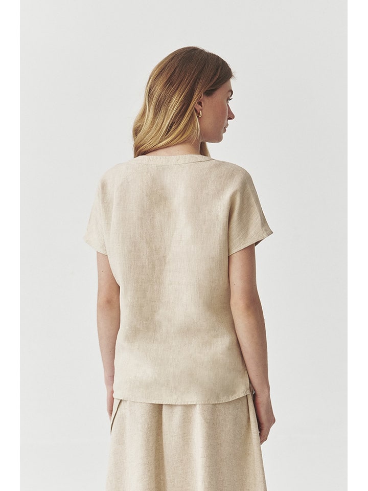 TATUUM Beige 4256303 Leinen-Bluse in Beige - 4