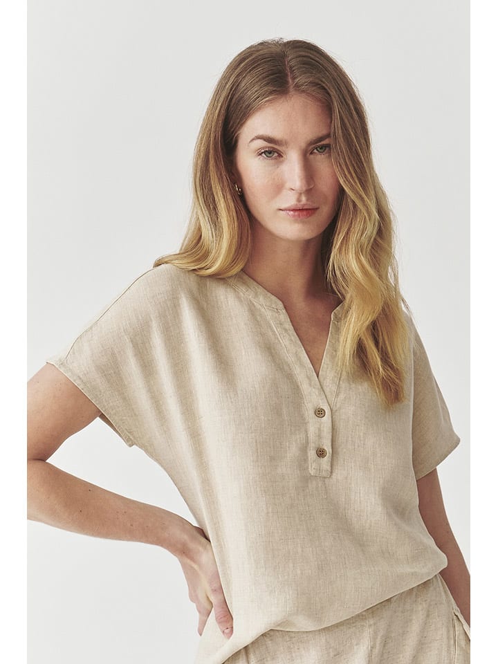 TATUUM Beige 4256303 Leinen-Bluse in Beige - 5