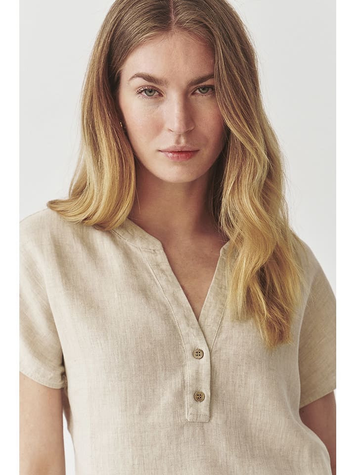 TATUUM Beige 4256303 Leinen-Bluse in Beige - 6