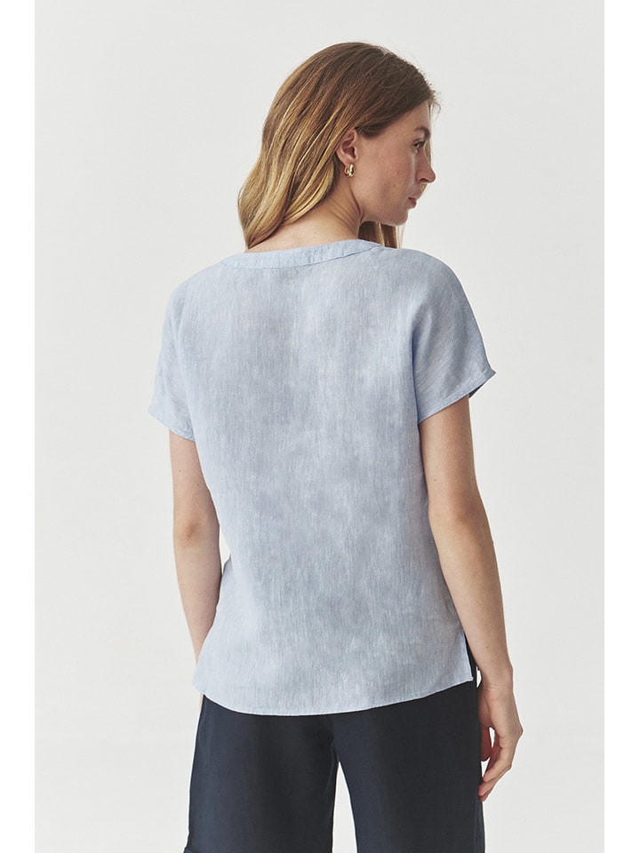 TATUUM Hellblau 3838960 Leinen-Bluse in Hellblau - 6