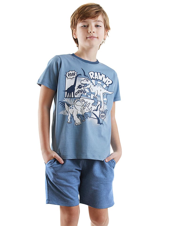 Tričko Denokids Hellblau/ Blau 1025379